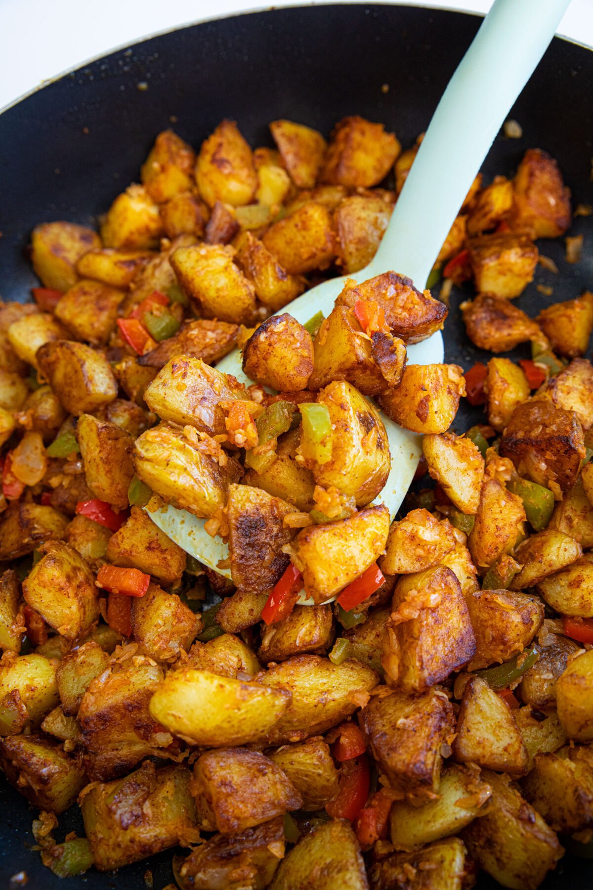 close-up of home fries